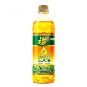 福临门 食用油 非转基因压榨一级黄金产地玉米油900ml（富含植物甾醇）